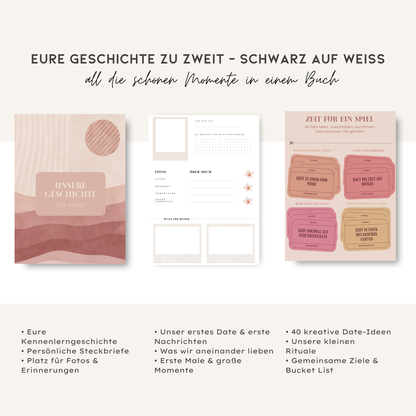 Unsere Geschichte - Ein Buch für Paare